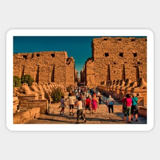 Egypt. Luxor. Karnak Temple. Sticker